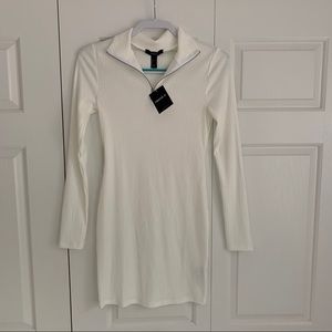 F21 White Bodycon Dress